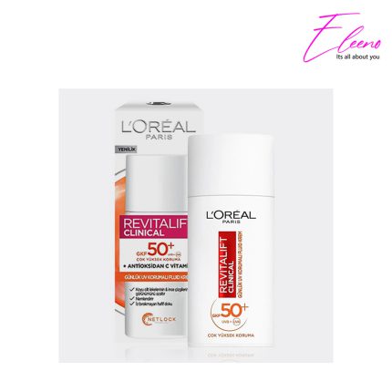 فلوئید ضد آفتاب بی رنگ لورئال  Loreal Revitalift Clinical