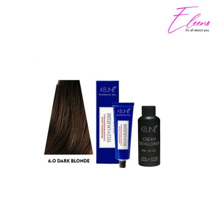 رنگ مو مردانه کئون بلوند تیره شماره 6 + اکسیدان Keune Hair Colour N6