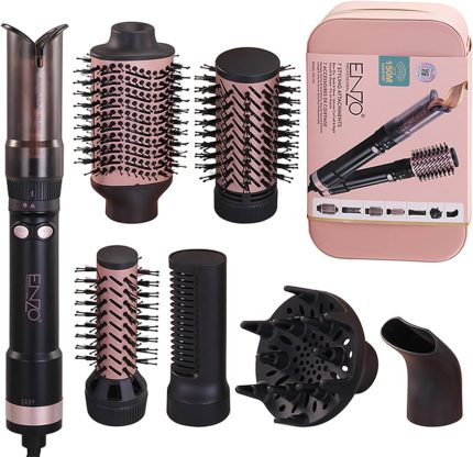 سشوار چرخشی انزو 7 کاره حالت دهنده حرفه ای Enzo Hair Dryer EN760