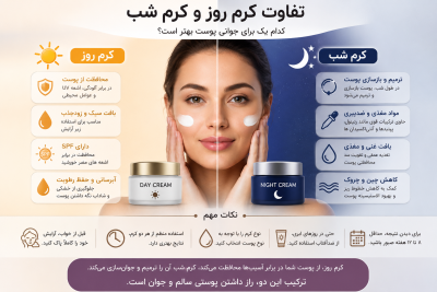 کرم روز یا کرم شب؛ کدام تأثیر بیشتری روی جوانی پوست دارد؟