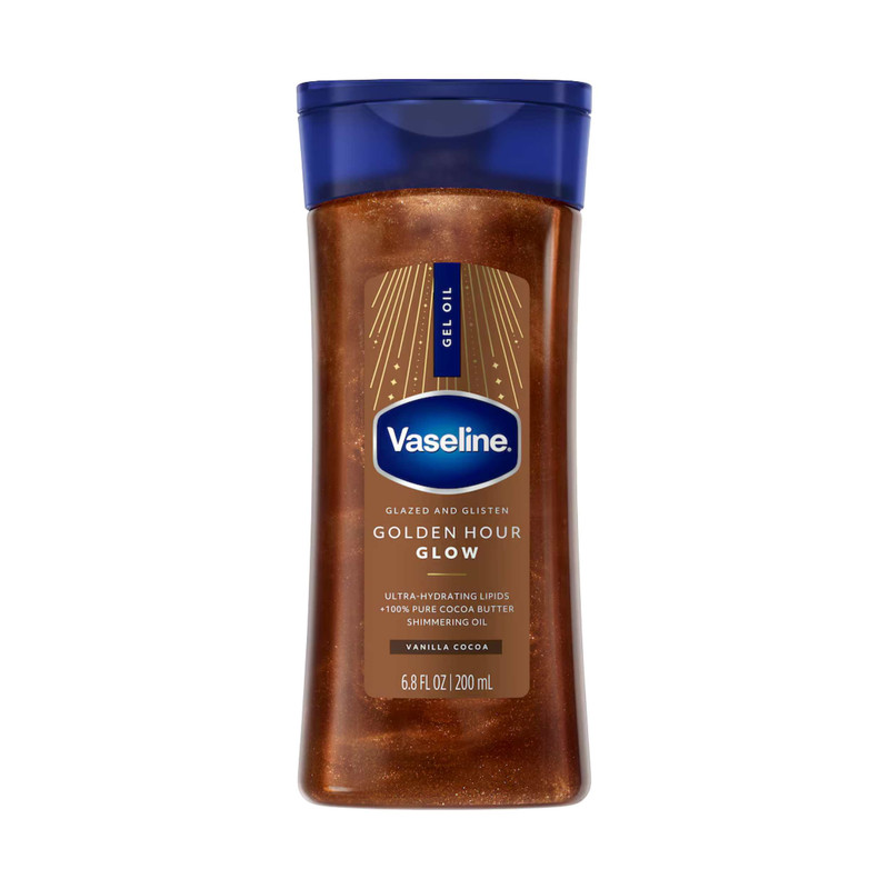 روغن بدن شاین دار وازلین رایحه کاکائو و وانیل Vaseline