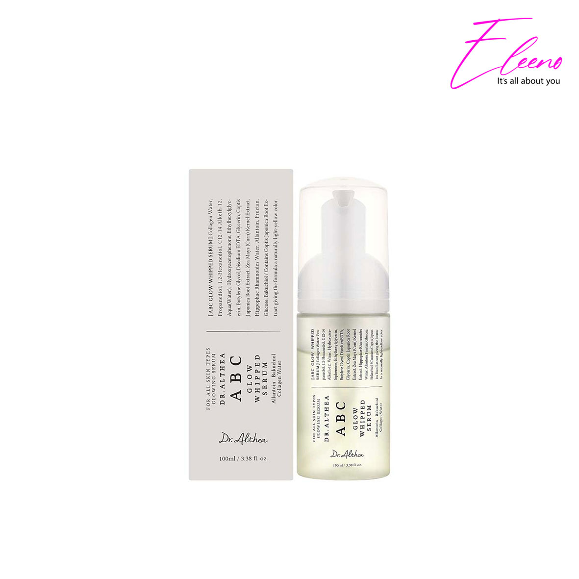 سرم درخشان کننده پوست دکتر آلتیا Dr Althea ABC Glow Whipped