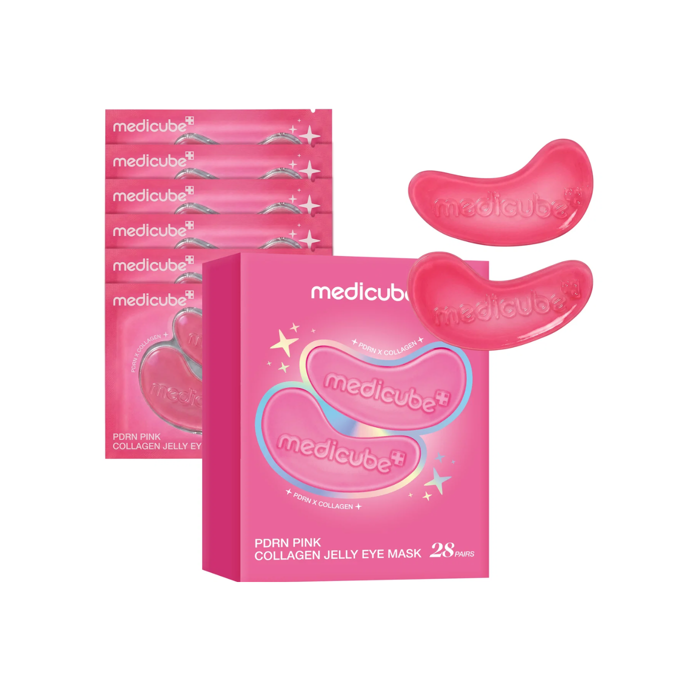 پچ دور چشم مدی کیوب حاوی کلاژن و Medicube Jelly Eye Mask pdrn